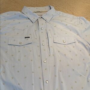 The Bonito in Light Blue Rose Print